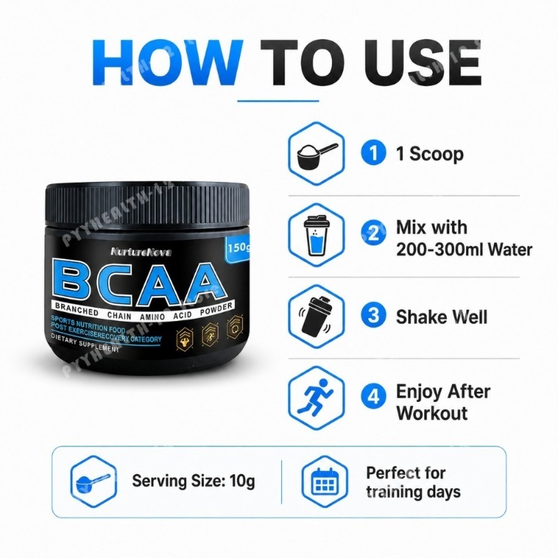 مسحوق BCAA 150 جرام، مزيج مشرو - مراجعة Collagen Peptide Powder وسعره