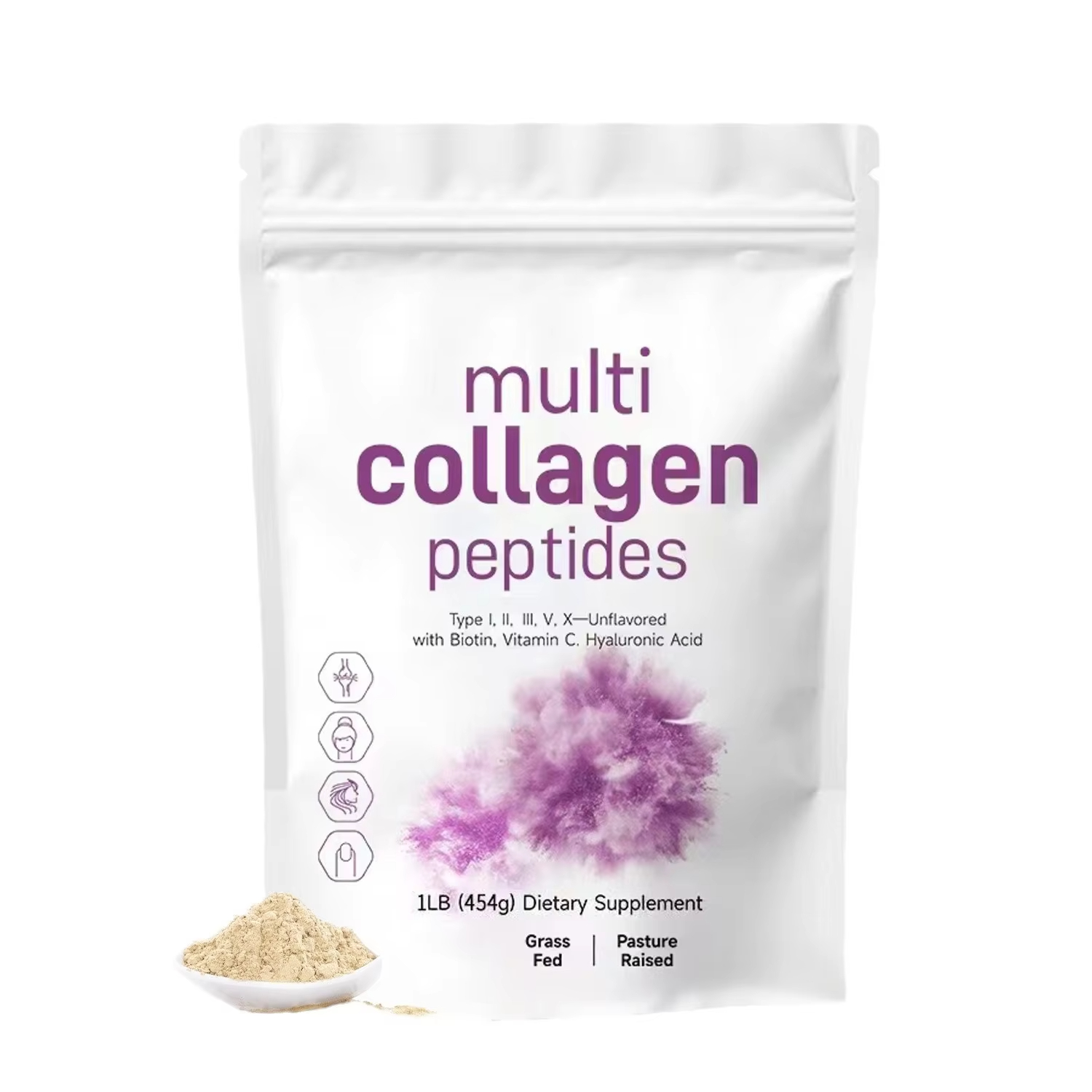 454G مسحوق الببتيدات متعدد الك - مراجعة Collagen Peptide Powder وسعره